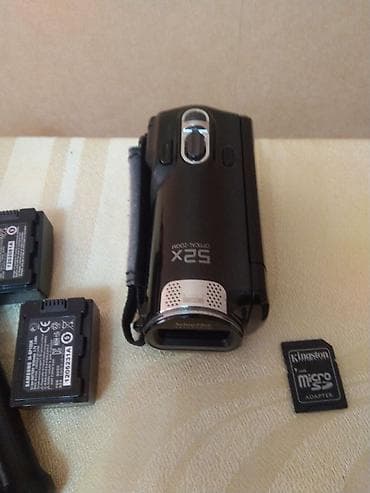 Samsung HMX-F80 rəqəmsal videokamera + mini tripod - Sensor: HD CMOS — 8