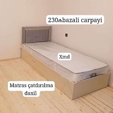 sunger: Bazalı tək nəfərlik çarpayı - Ölçü: XMD (tək nəfərlik ölçü) - Bazalı — 1