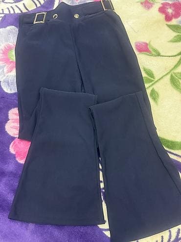 klassik şalvar qadin: Qadın şalvarı – tünd göy rəng Tezedir, s/m ölçü, ispanyol ətək. - — 3