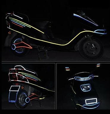 velosiped diski: Məhsul: Reflektor lent – Sarı rəng Təsvir: - Yüksək görünürlüklü, bal — 3