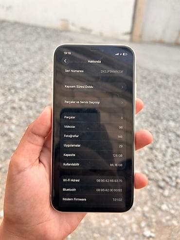 icloud iphone: IPhone 11, 128 GB, Ağ, Face ID — 3