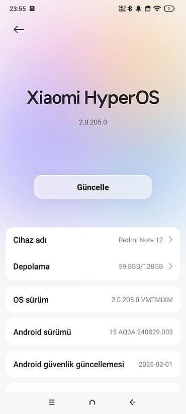 redmi k60: Redmi Note 12, 128 GB, rəng - Boz — 3