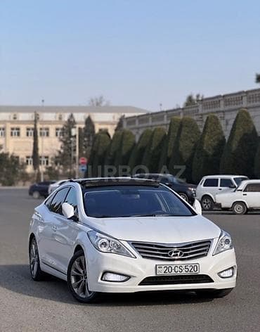 e39 radiator: Hyundai Grandeur (Azera) – ağ rəng, sedan, geniş və komfortlu salon — 3