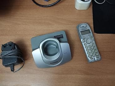 panasonic ev telefonu: Stasionar telefon Panasonic, Simsiz, İşlənmiş, Ödənişli çatdırılma — 4