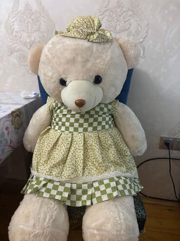 кукла монстер хай: Bordo rəngdə böyük yumşaq ayı oyuncağı. Oyuncaq yumşaq parçadan — 2