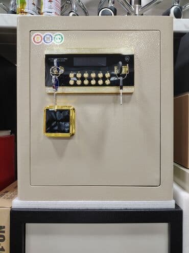 pul yığmaq üçün kassa: Hundurluk 45 Derinlik 38 Eni 40 Seyf acar və kodilə işləyir — 1