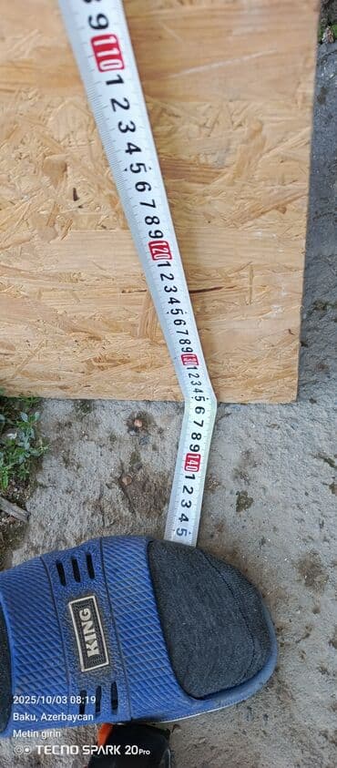 islenmis dikt: OSB taxta lövhə - Material: yönləndirilmiş qırıntılı taxta (OSB) - — 4