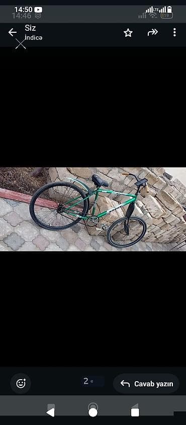 velosiped 32 lik: Usdundə təkər hədiyyə 🎁🎁🎁🎁🎁🎁🎁Şəhər gəzintiləri və gündəlik istifadə — 4