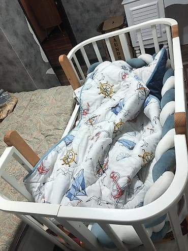 keci sutu: Oğlan və qız üçün, Yeni, Dördbucaq, Beşik, Dəstsiz, Matras ilə, Yellənmə mexanizmsiz — 2