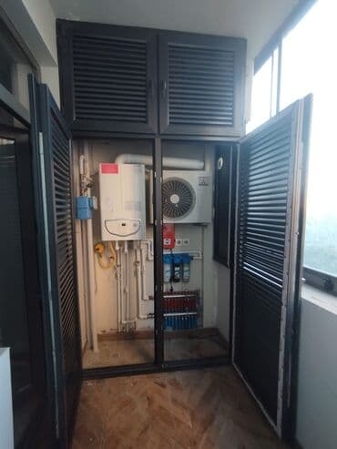 kombi şkaf: Mənfəz li̇ şkaflar. Kondi̇si̇oner ve kombi̇leri̇n kabağina plasti̇k — 4