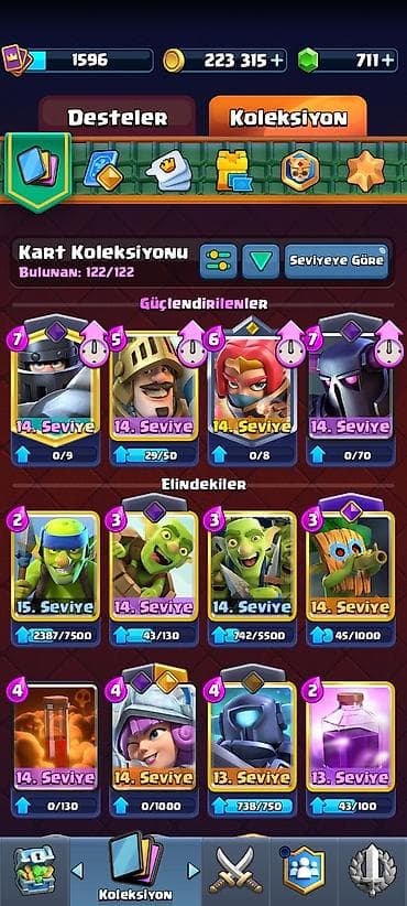 maşn oyunu: CLAS ROYALE HESABI — 1