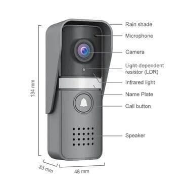 uşaq izleme kamerasi: ✅Model:RL-T10U-WIFI ✅Məhsul haqqında məlumat WiFi AHD Video İnterkom — 3