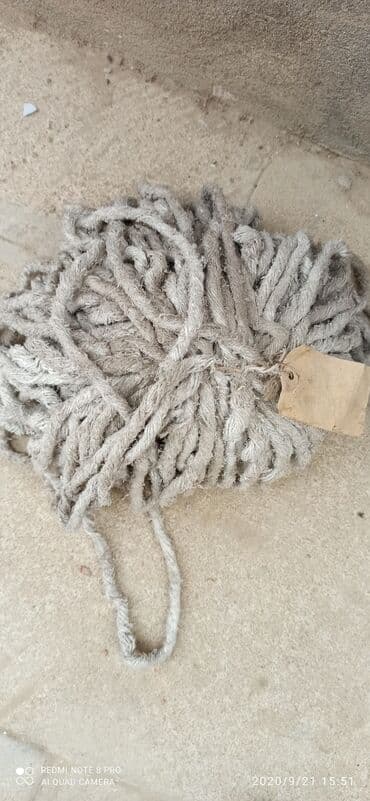 Azbes kəndir. Oda davamlı kəndir