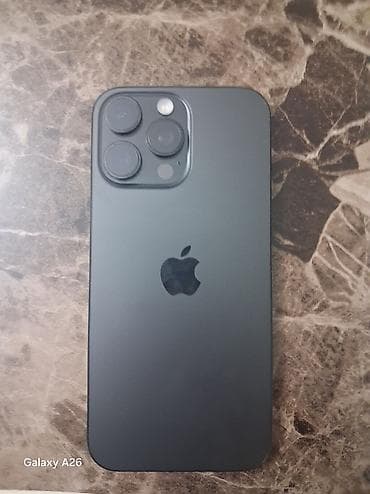 ssd 4 tb: IPhone 16 Pro Max, 256 GB, Black Titanium, Sənədlərlə, Face ID, Zəmanət — 1
