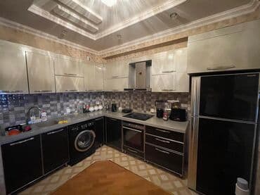 parça dolap: Müasir üslubda L formalı mətbəx mebel dəsti, mətbəx sahəsinin effektiv — 1