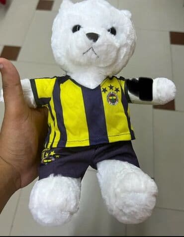 Məhsul: Yumşaq oyuncaqlar (2 model) - Ayıcık model: Ağ, tüklü peluş lalafo.az -da Məhsul: Yumşaq oyuncaqlar (2 model) - Ayıcık model: Ağ, tüklü peluş