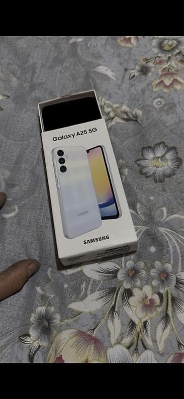 iphone 17 qiyməti: Samsung Galaxy A25, rəng - Ağ, Sensor, Barmaq izi, İki sim kartlı — 1