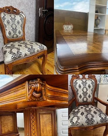Qonaq otağı üçün, İşlənmiş, Açılmayan, Kvadrat masa, 8 stul lalafo.az -da Qonaq otağı üçün, İşlənmiş, Açılmayan, Kvadrat masa, 8 stul