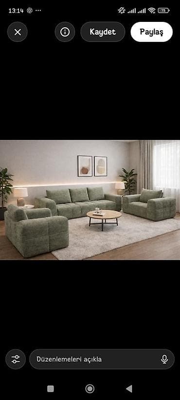 Divan və kreslo dəstləri: Yeni, Divan, Bazasız, Açılmayan — 5