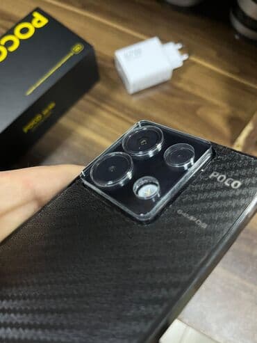 iphone 12 pro max qiymet: Poco X6, 256 GB, rəng - Qara, Sensor, Barmaq izi, Face ID — 6