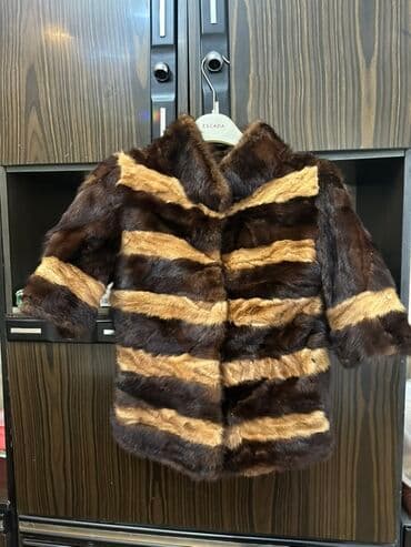 ESCALADA brendindən uşaqlar üçün tünd qəhvəyi və açıq qəhvəyi zolaqlı