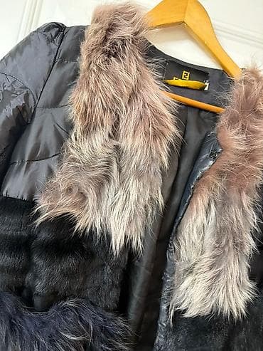 Paltolar: Palto, Fendi, XL, rəng - Qara — 3