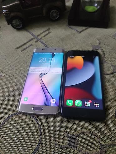 samsung s6 edge plus ekran: Samsung Galaxy S6 Edge, 32 GB, rəng - Qızılı — 2