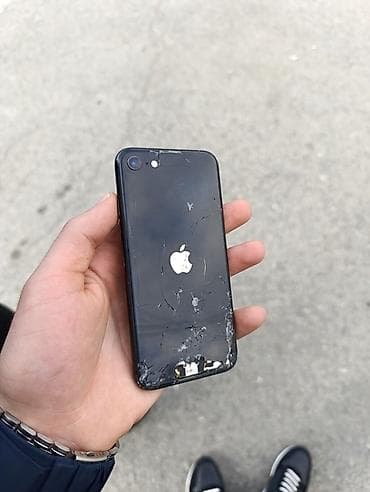 iphone 12 256: IPhone SE 2020, Jet Black, Barmaq izi — 4