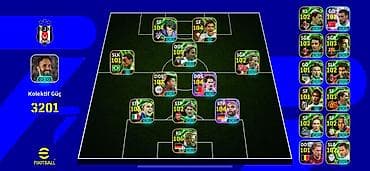 Спортивные игры: Efootball oyunu Hesab satilir hesab 3201 gücdür hesaba pulda vurulub — 1