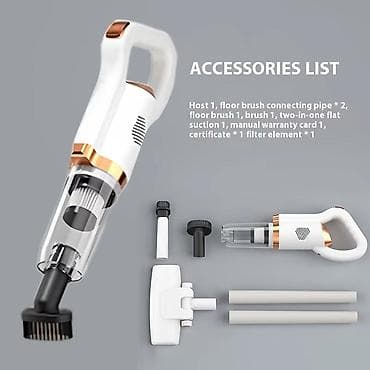 tostoranlar: Simsiz əl tozsoran – çoxfunksiyalı 1 cihaz, 4 başlıq Xüsusiyyətlər: - — 3