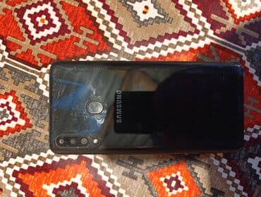 Samsung Galaxy A20s, 32 GB, rəng - Qara, Barmaq izi