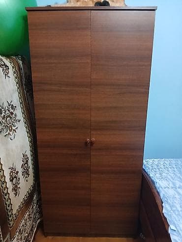 isti doseme: 2 qapılı, Qəhvəyi, Taxta, Açılan, Düz dolab — 1