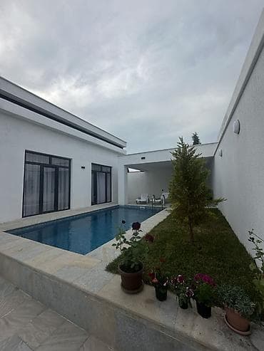 turkanda bag evi: Şüvəlanda sakit məkanda bağ evi kirayə verilir. 3 yataq otaqı, 1 zal — 3