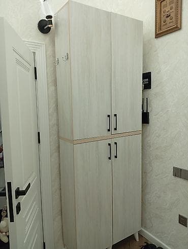 Yeni, 4 qapılı, Digər rəng, Digər material, Açılan, Düz dolab