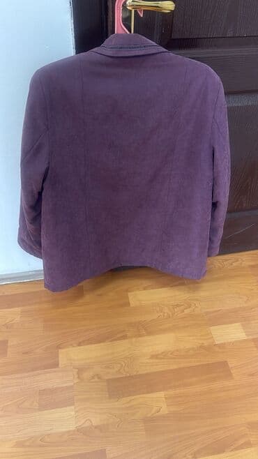 ketan pencekler: Bənövşəyi rəngdə qadın gödəkçəsi - Material: süet effekti verən — 2