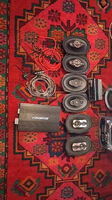 Maşın üçün audio sistemi – tam dəst Tərkibi: - 6 ədəd oval koaksial