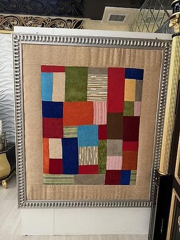 sendivic panel: Abstrakt dekorativ divar paneli – patchwork tərzində kompozisiya - — 2