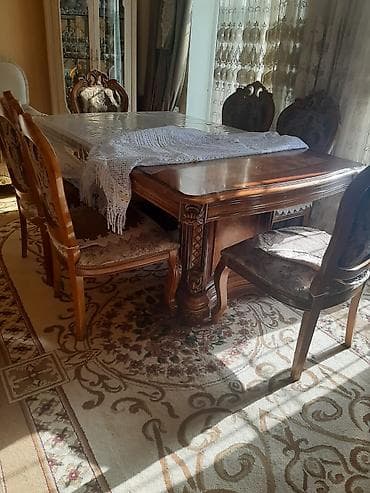 İşlənmiş, 6 stul