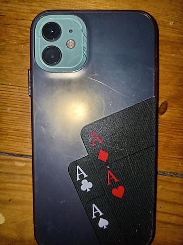 telefon 2 el: IPhone 11, Mavi, Qırıq — 1