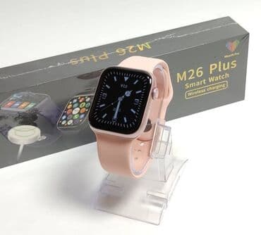 w26 plus smart watch qiymeti: Smart watch M26 plus ⌚ Ağıllı saat🆕️ 🔹️Ekrana istədiyiniz şəkil və — 4