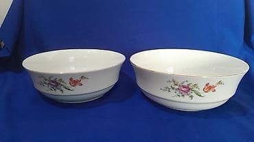 Süfrə ləvazimatları: Nahar dəsti, rəng - Ağ, Farfor, Bohemia, 6 nəfərlik, Almaniya — 8