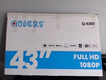 Xüsusiyyətlər: Model: Quicks Q-9260 Ekran: 43”, Full HD (1080p) Smart