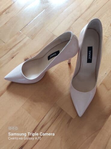 b class makasin: Tuflilər, Ölçü: 37, rəng - Bej, Yeni — 1