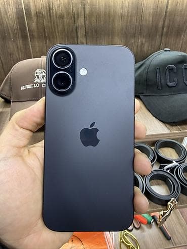 ayfon 14 pro ikinci el: IPhone 16, 128 GB, Qara, Face ID — 1