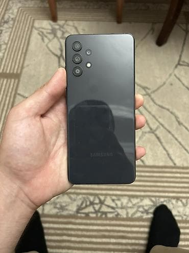 iphone 11 32 gb: Samsung Galaxy A32, rəng - Qara, Barmaq izi — 7