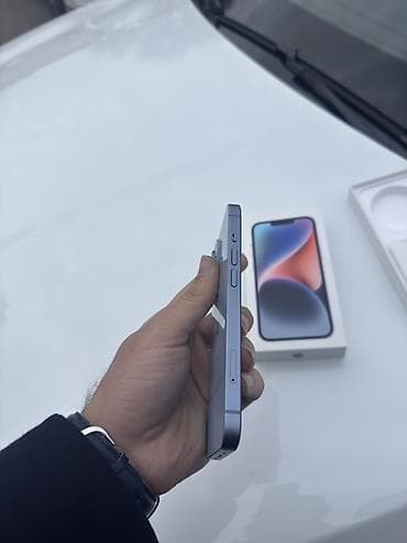 2 ci əl iphone: IPhone 14, 128 GB, Mavi, Face ID — 4