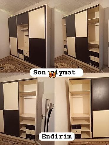xalca daroşka: 2 qapılı, Siyirməli, Rəngli, Digər material, Kupe, Düz dolab — 1