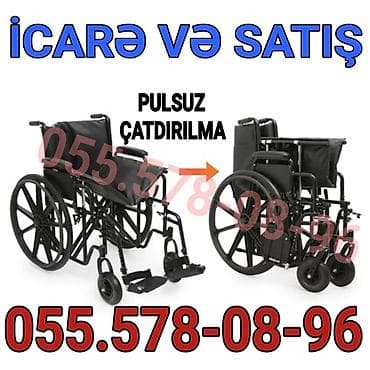 Təhlükəsiz və rahat əlil arabası – icarə və satış. - Mexaniki tip, iri