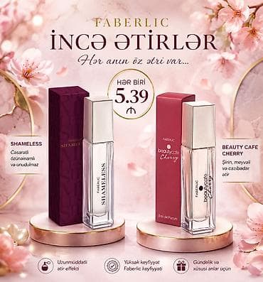 Faberlic İncə Ətirlər – hər anın öz ətri var. Variantlar: - Shameless