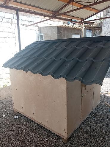 heyvan sahibləndirmə: Taxta toyuq kümesi / quşxana - Material: bərk karkas, kontrplaxtan — 2